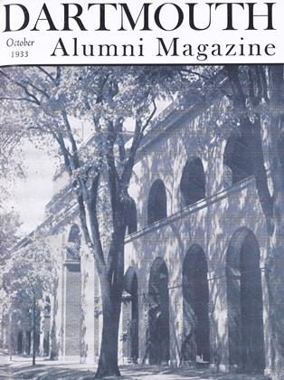 October 1933 | Dartmouth Alumni Magazine