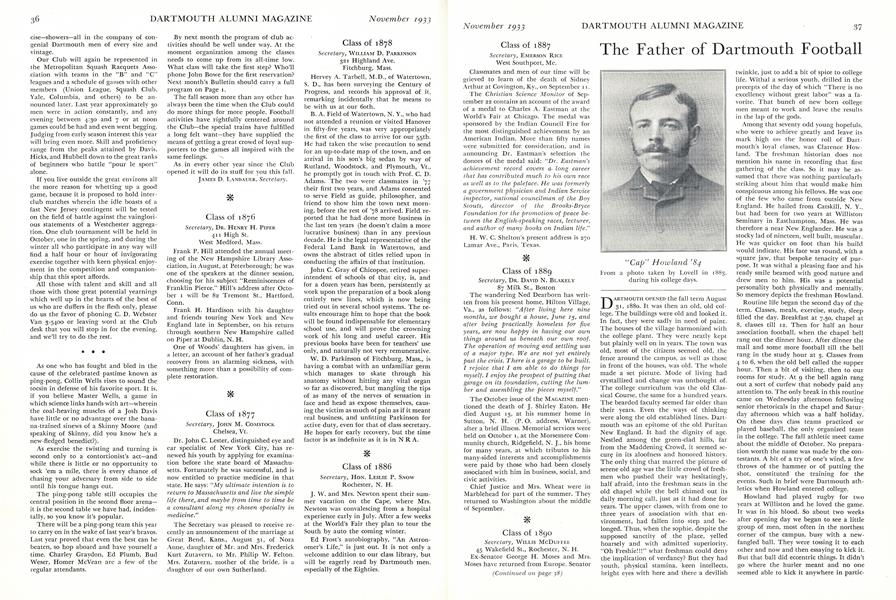 The Father of Dartmouth Football