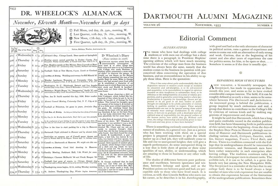 DR. WHEELOCK'S ALMANACK