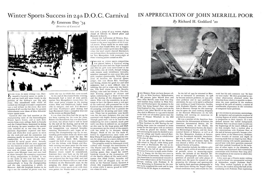 IN APPRECIATION OF JOHN MERRILL POOR