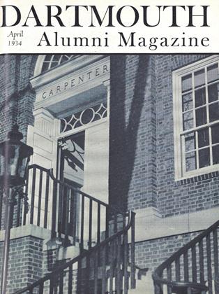 April 1934 | Dartmouth Alumni Magazine