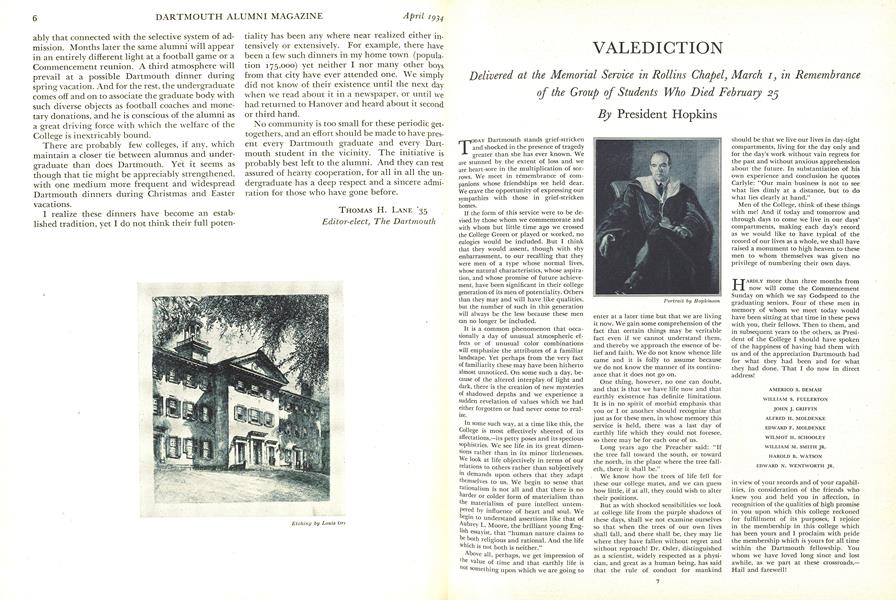 VALEDICTION