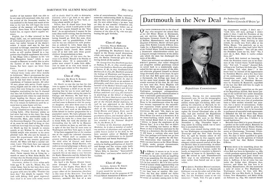 Dartmouth in the New Deal