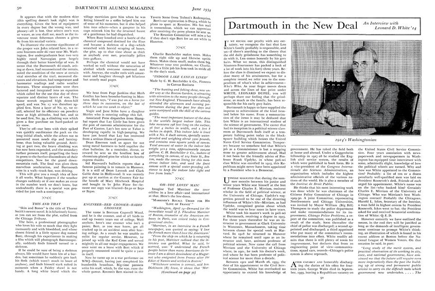 Dartmouth in the New Deal