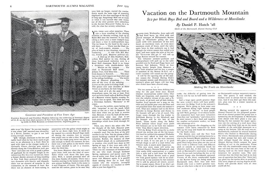 Vacation on the Dartmouth Mountain