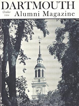 October 1934 | Dartmouth Alumni Magazine