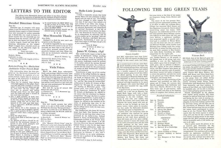 1934, Dartmouth Alumni Magazine