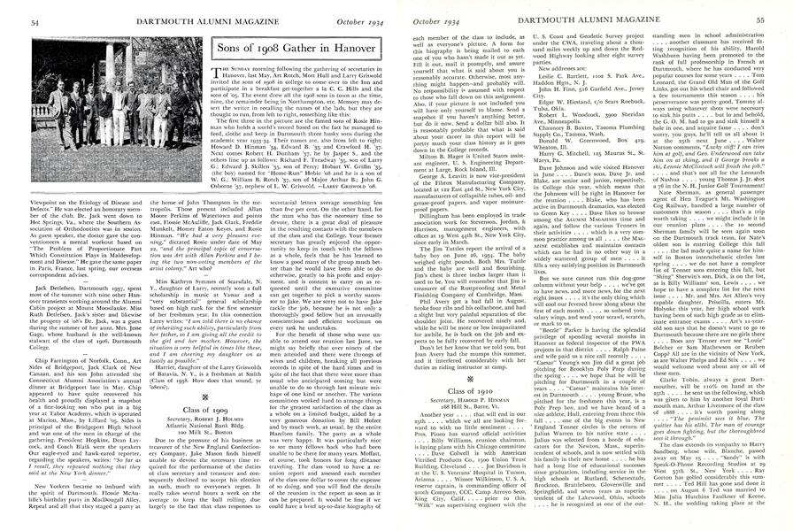 Sons of 1908 Gather in Hanover