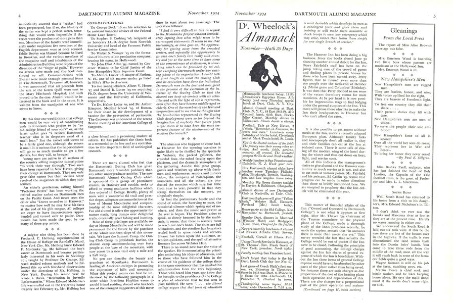 Dr. Wheelock's Almanack