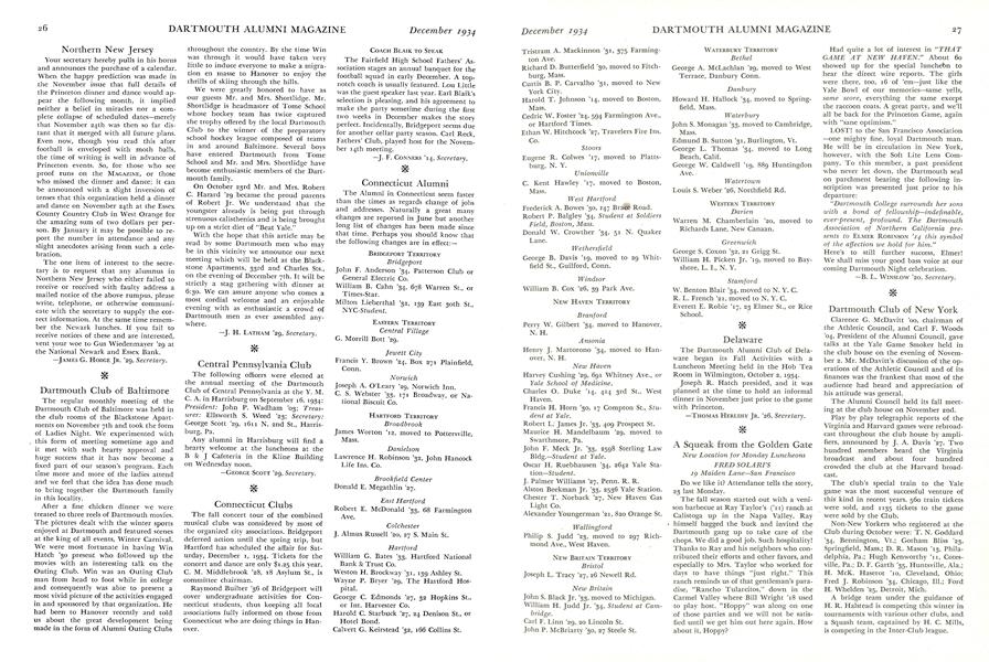 Connecticut Clubs