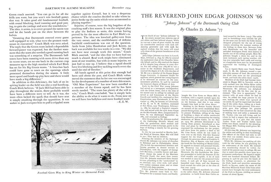THE REVEREND JOHN EDGAR JOHNSON '66