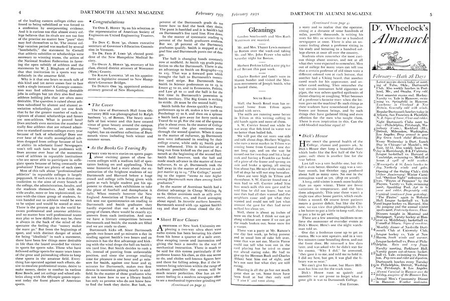 Dr. Wheelock's Almanack