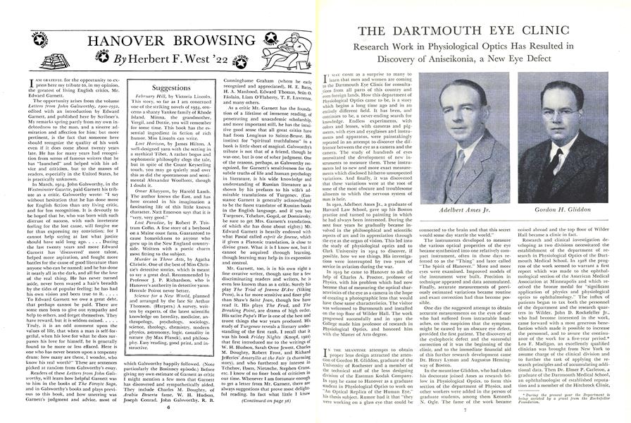 THE DARTMOUTH EYE CLINIC