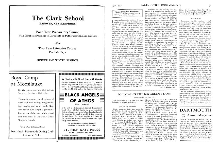 Notes from the Seventies