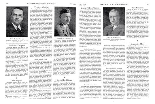 Trustees Meeting, Page: 12 - May 1935 | Dartmouth Alumni Magazine
