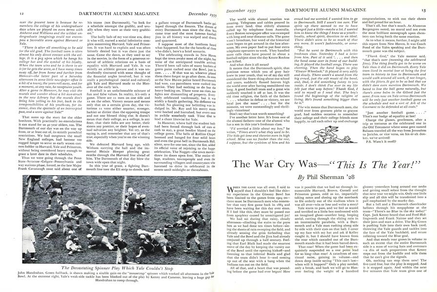 The War Cry Was—"This Is The Year!"