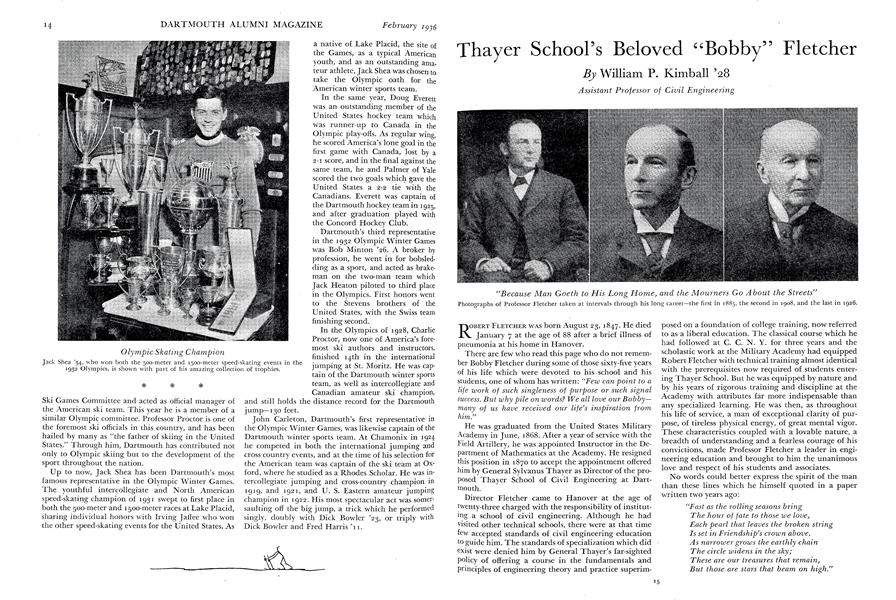 Thayer School's Beloved "Bobby" Fletcher