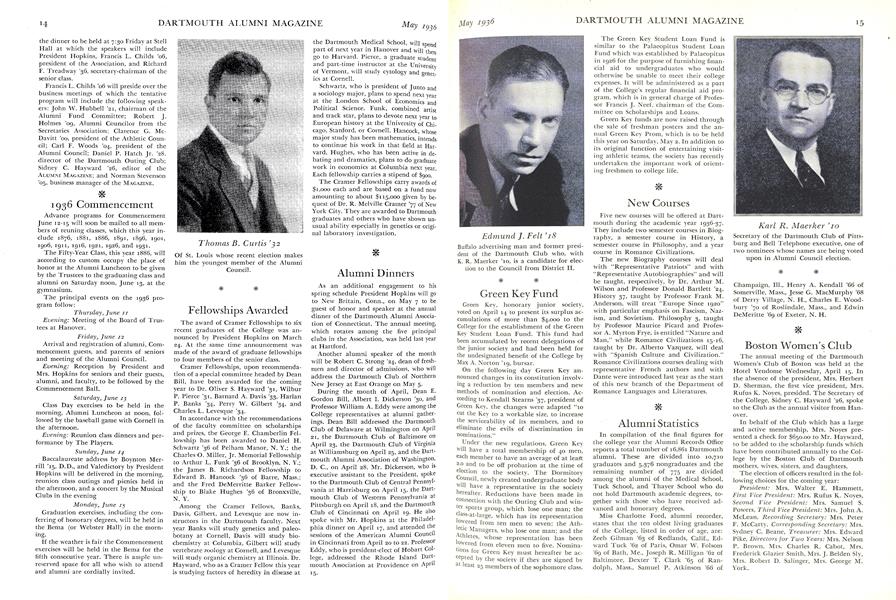 1936 Commencement