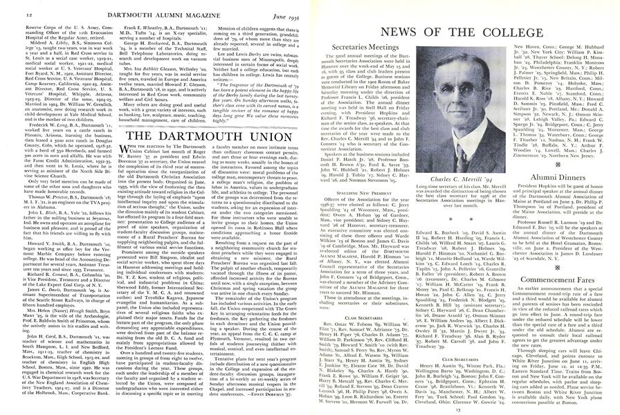THE DARTMOUTH UNION