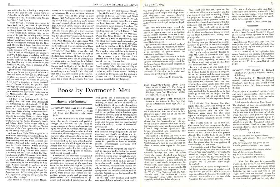 THE CONSTITUTION AND THE MEN WHO MADE IT