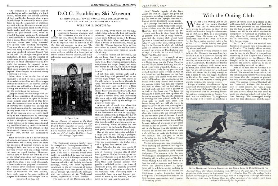 D.O.G. Establishes Ski Museum