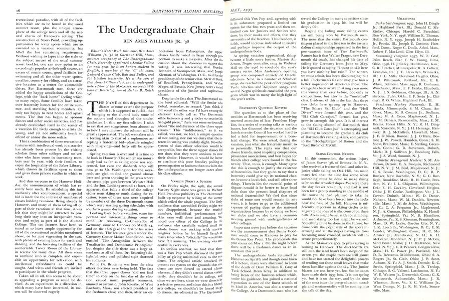 The Undergraduate Chair