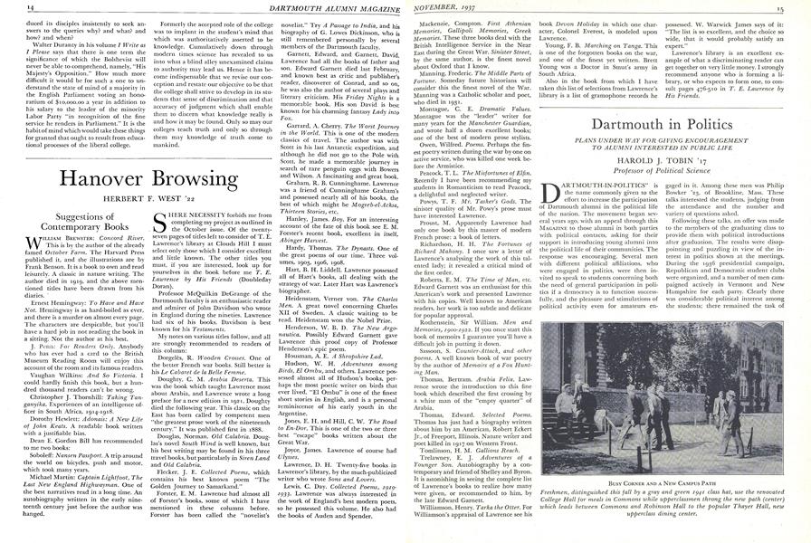 Dartmouth in Politics
