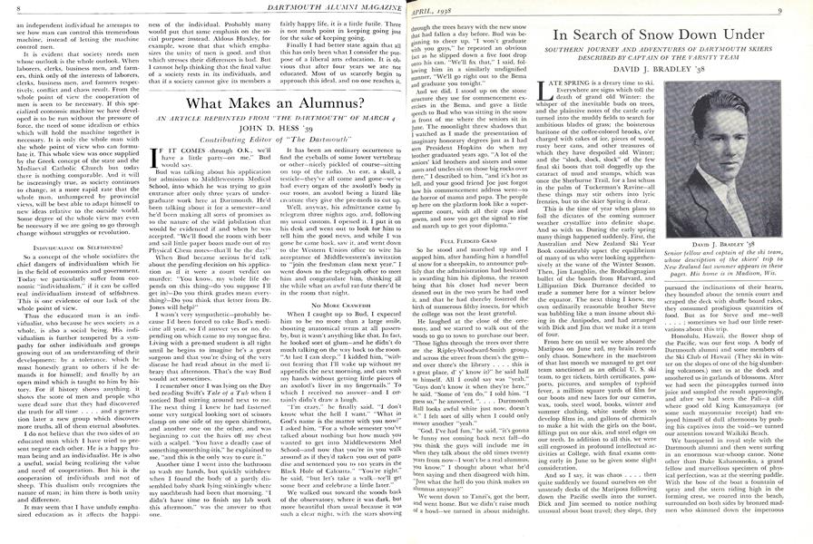 What Makes an Alumnus?