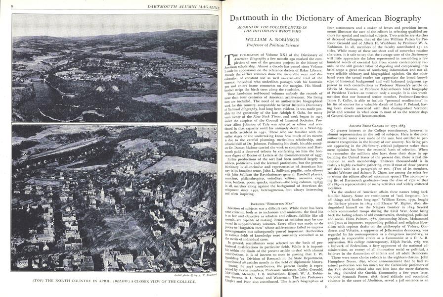 Dartmouth in the Dictionary of American Biography