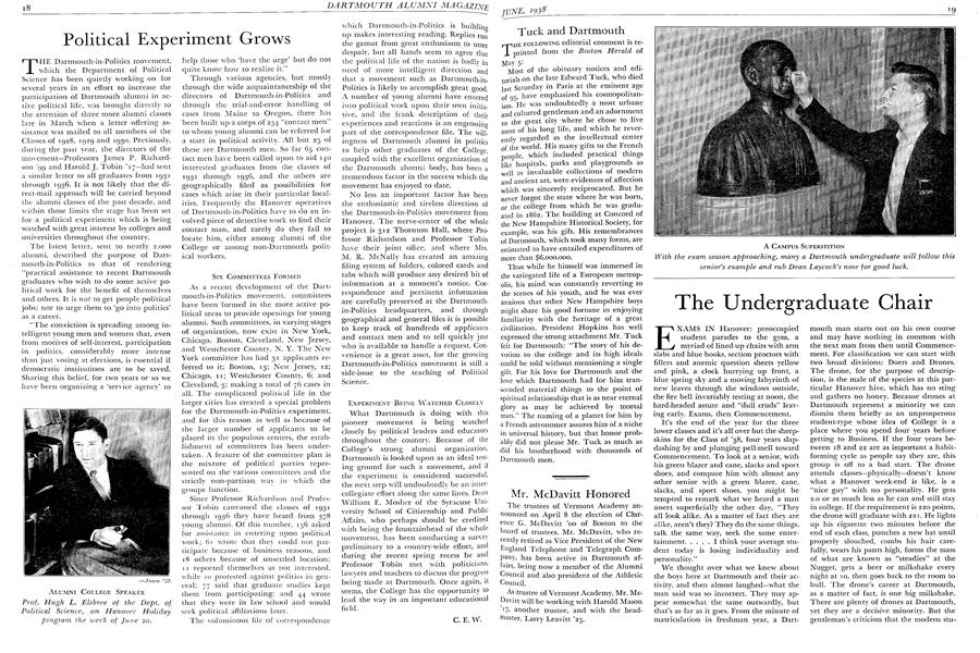 The Undergraduate Chair