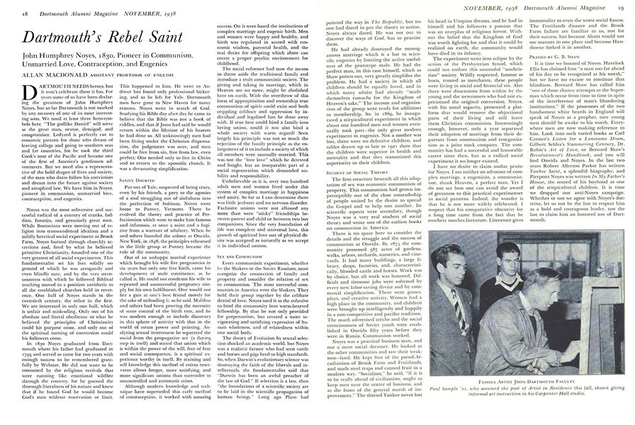Dartmouth's Rebel Saint
