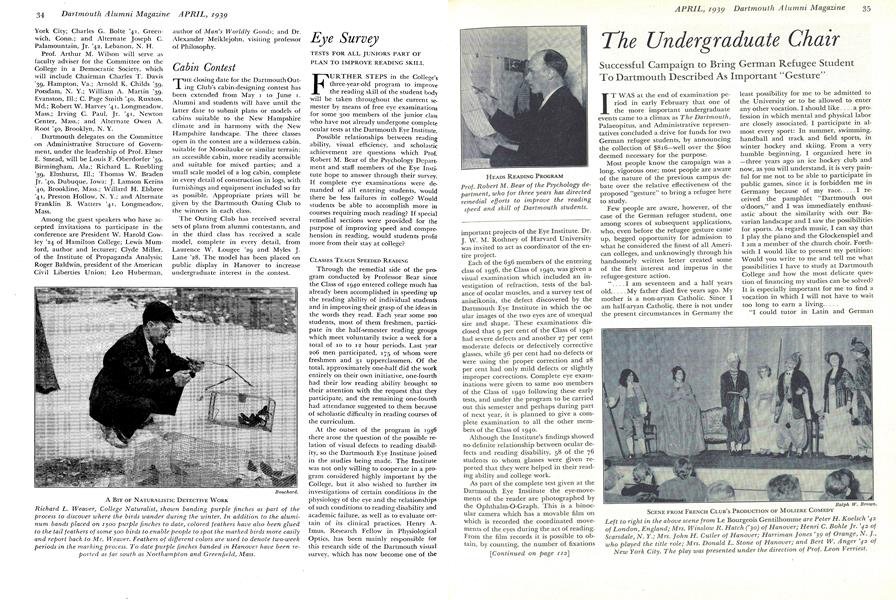 The Undergraduate Chair