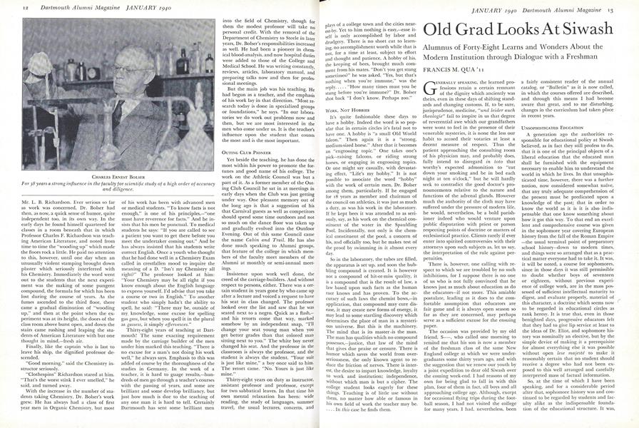 Old Grad Looks At Siwash