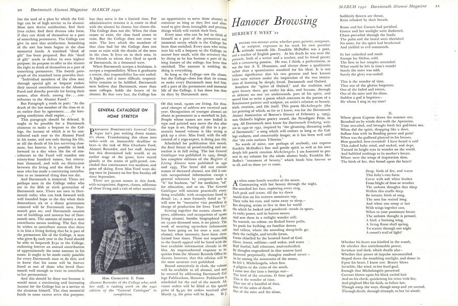 Hanover Browsing