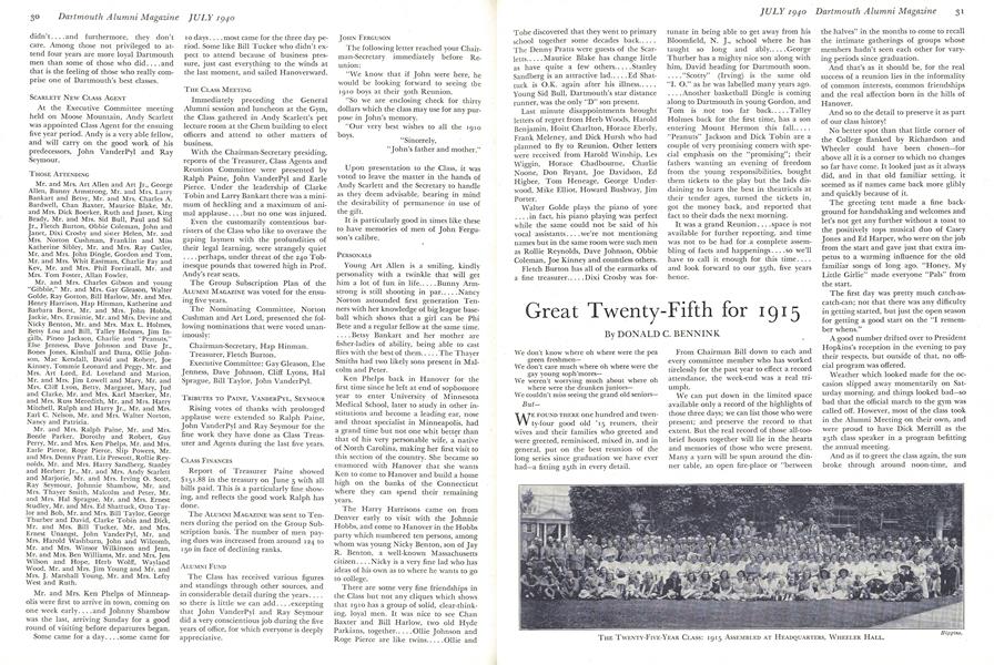 Great Twenty-Fifth for 1915
