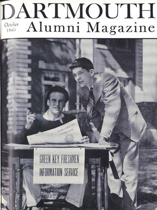 October 1940 | Dartmouth Alumni Magazine