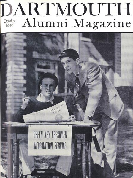 Issue: - October 1940 | Dartmouth Alumni Magazine