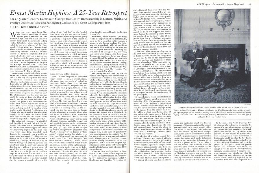 Ernest Martin Hopkins: A 25-Year Retrospect