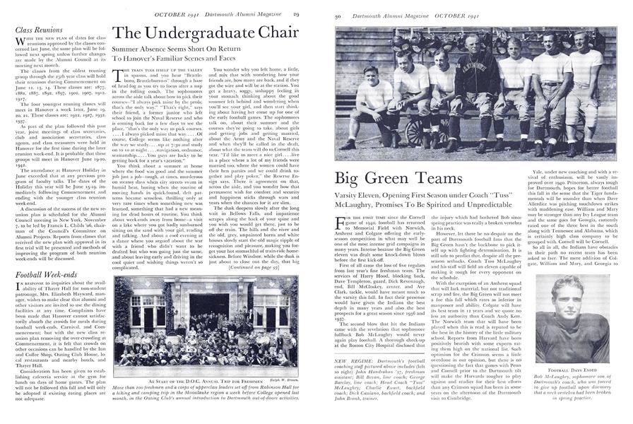 The Undergraduate Chair