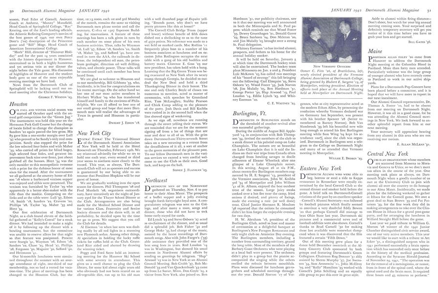 Last Month's Results