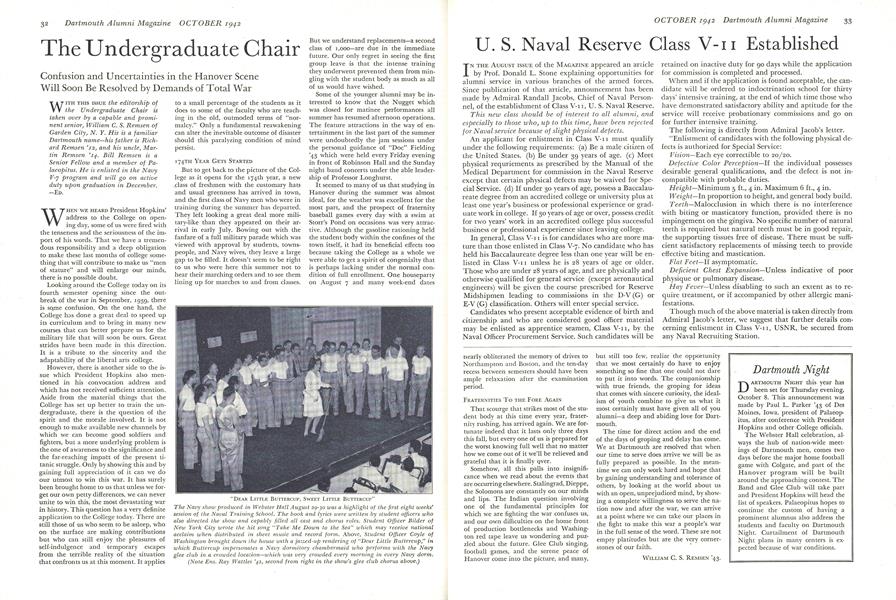 The Undergraduate Chair
