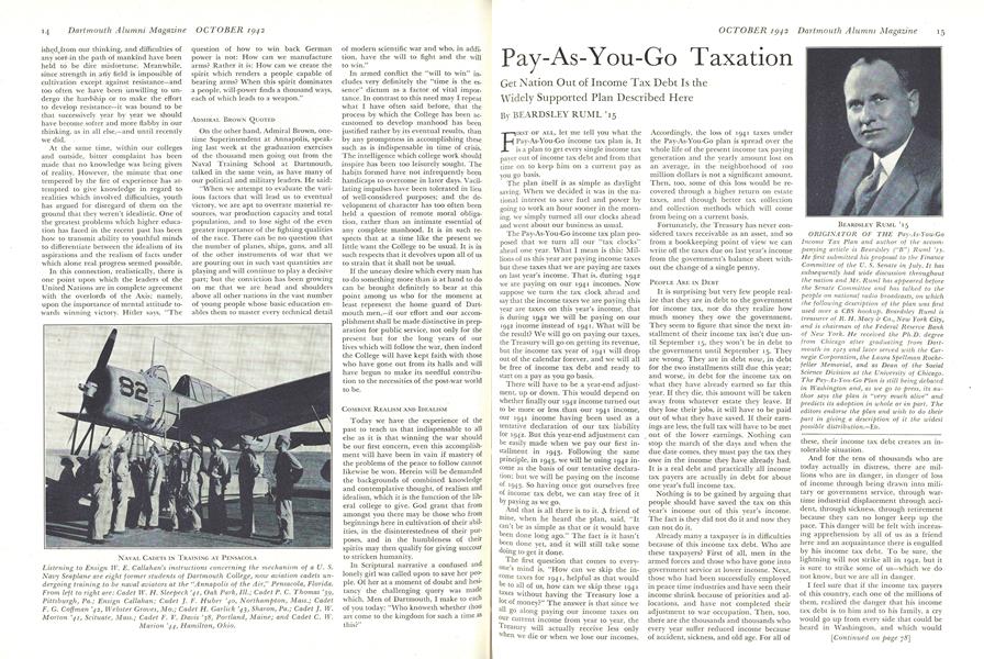 Pay-As-You-Go Taxation