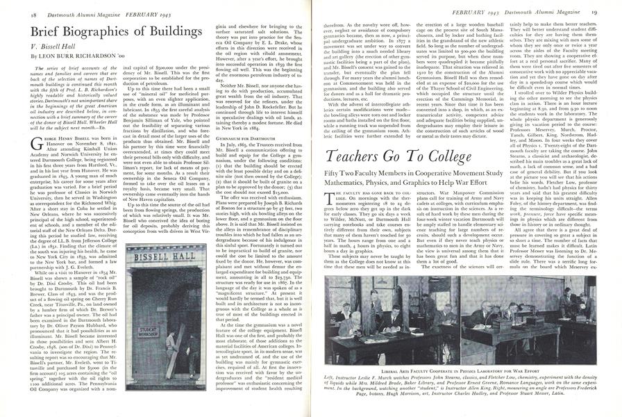 Brief Biographies of Buildings