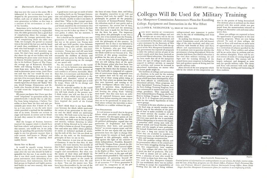 Colleges Will be Used for Military Training