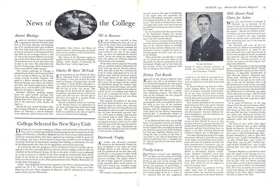 Charles M. Stern '36 Fund