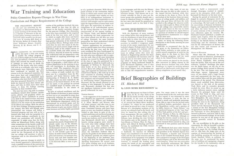 War Training and Education