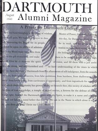 August 1943 | Dartmouth Alumni Magazine