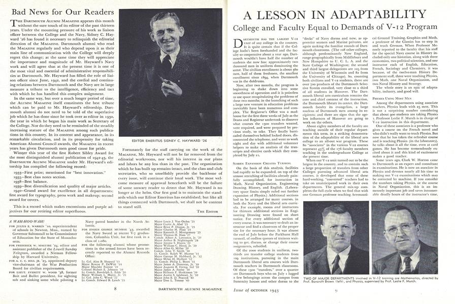 A LESSON IN ADAPTABILITY