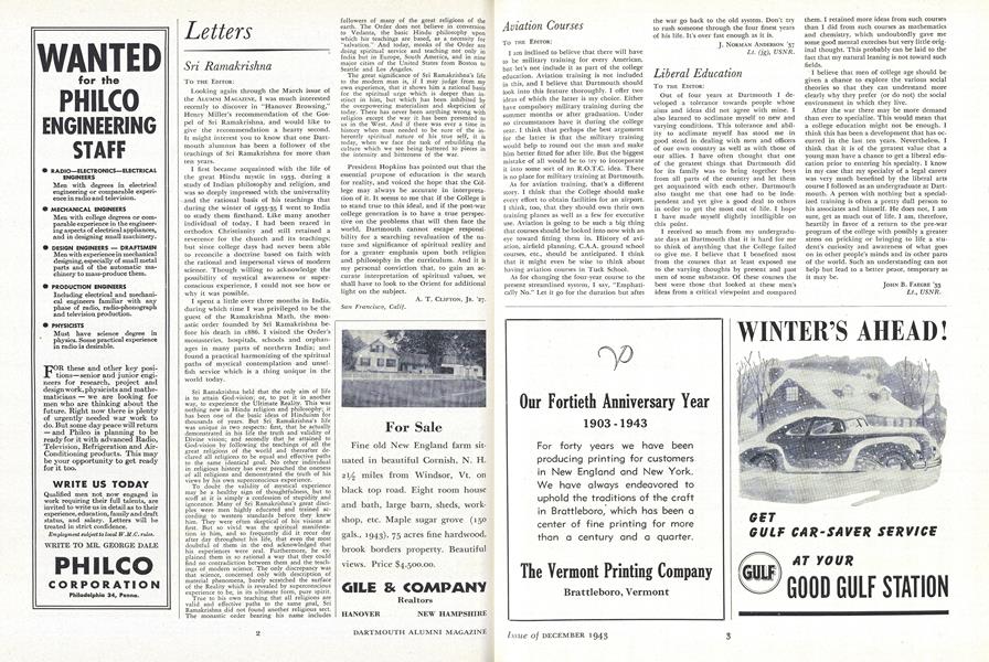 Letters