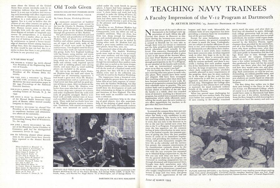 TEACHING NAVY TRAINEES